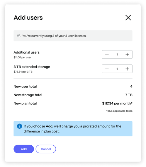 ShareFile Plan Upgrade 3