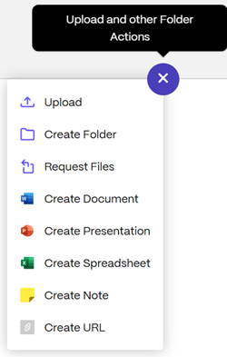 file upload success screen