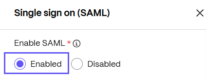 Enable SSO