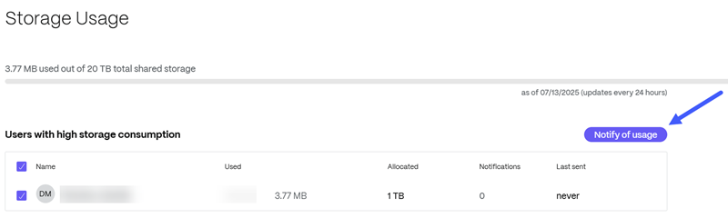 storage