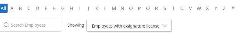 User Assigned Signature Permissions