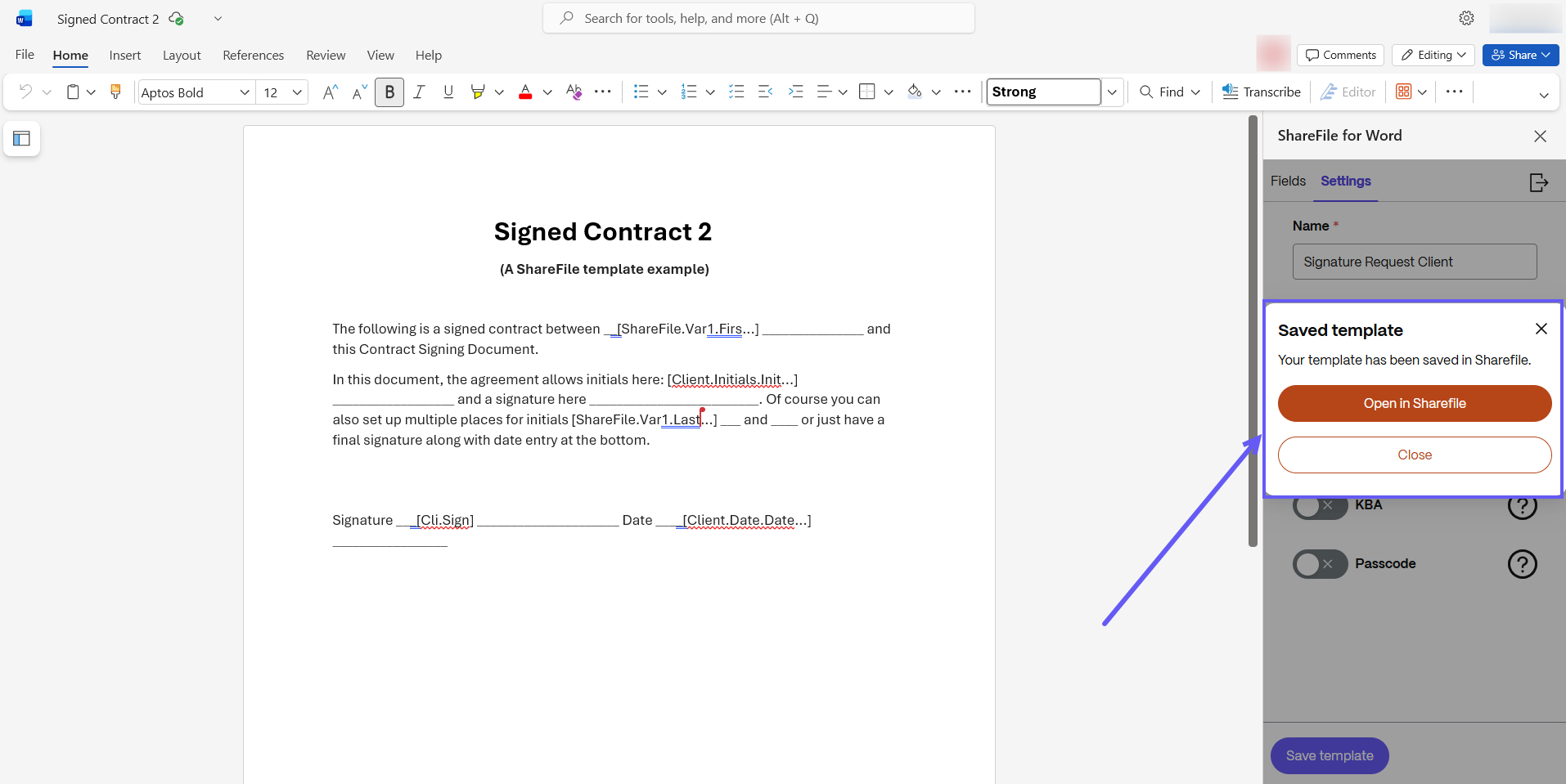 Variable fields